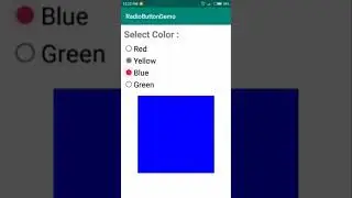 How to Implement Radio Button in Android Studio | RadioButtonAndroid | Android Coding
