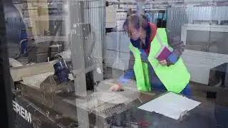 Процесс переработки мусора