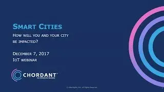 InterDigital Webinar: Smart Cities: How will you and your city be impacted?
