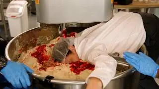 Poor Staff's arm got STUCK in the BLENDER!