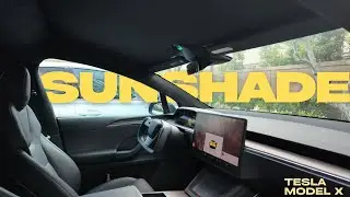 Keep Your Tesla Model X Cool with a Jowua Sunshade
