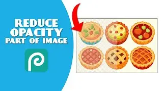 How to reduce the opacity of part of an image in Photopea