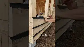 Installation of Imitation Timber Directly on The Frame of The House