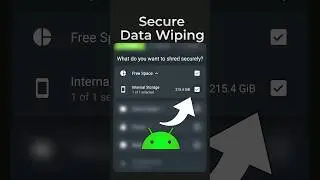 Erase All Files Securely On Android 