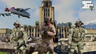 Гражданская война, нападение на мэрию | Последний день войны в GTA 5