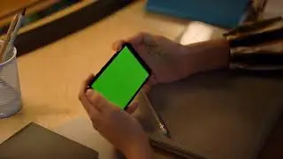 Mobile phone Green Screen Footage
