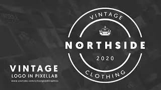 How To Design | Vintage Logo Style | PixelLab Edit