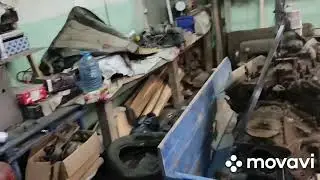 ремонт газ 53. разбор. снимаем двигатель.