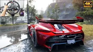 1600HP Koenigsegg Jesko | Forza Horizon 5 | Logitech g29 gameplay