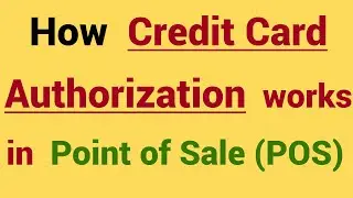 How Credit Card Authorization flow for POS System || Credit Card Authorization flow
