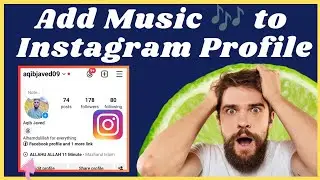How to add music to instagram profile below profile picture (2024)