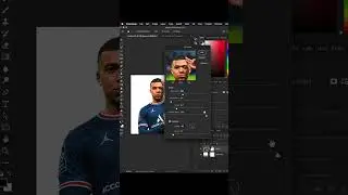 Kylian Mbappé digital painting photoshop 