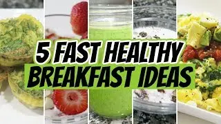 5 Quick Breakfast Ideas (HIGH PROTEIN RECIPES THAT ARE FAST AND TASTY) | LiveLeanTV