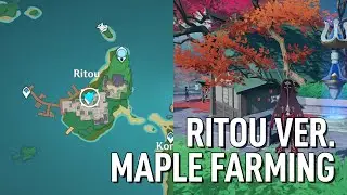Maple Wood Farming Ritou version - Perfect Loop Route [Genshin Impact 2.2]