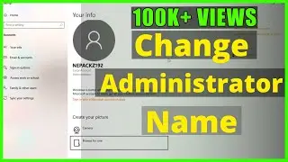 How to change Administrator name on Windows 10  🙏  How do I Change the Administrator on Windows 10?