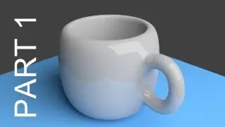 Blender Tutorial For Beginners: Coffee Cup - 1 of 2