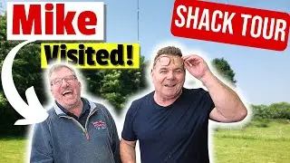 Crash Visit from Mike M0MSN for a DX Commander Shack Tour