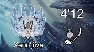 MHW - Xeno'jiiva 4'12 Insect Glaive Solo / ゼノ・ジーヴァ 操虫棍 ソロ