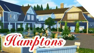 Hamptons Mansion — The Sims 4 Speed Build — Part 1