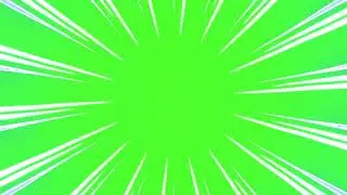 Green Screen SpeedLines For Cartoon Free Download Free - Green Screen Animation - 3D Video Play (HD)