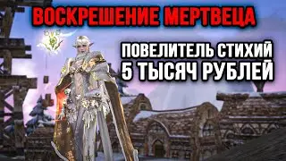 Повелитель Стихий за 5000 тысяч !1 серия.  Воскрешение Мертвеца в Lineage 2 Essence