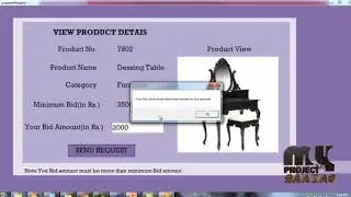 AUCTION BIDDING MANGEMENT SYSTEM - MyProjectBazaar