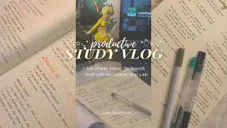 ୨୧ shs diaries s1: ep8 | a PRODUCTIVE study vlog 📚 | lots of note-taking, write & study w me | ph