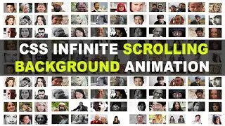 CSS infinite scrolling background animation