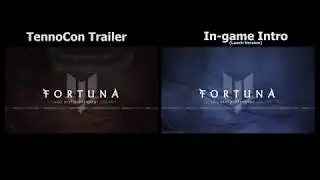 Warframe Fortuna Intro Comparison [TennoCon vs Launch Version]