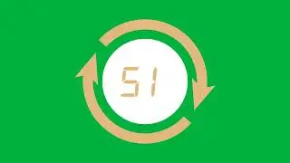 Countdown 60 to 1 Green Screen, No Copyright, Free