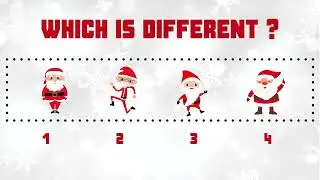 Which one is Different?  Christmas 