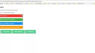 How to create alert messages with CSS