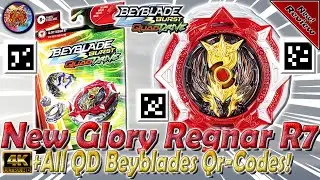 New Review Glory Ragnar R7 + QD Qr-Codes | Обзор Нового Glory Ragnar R7 - Beyblade Burst Quaddrive