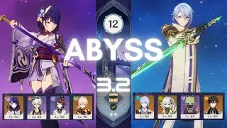 C2 Raiden Hypercarry team  / C0 Ayato Hyperbloom team - New 3.2 Spiral Abyss Genshin Impact
