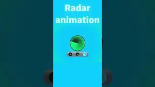 Make a radar animation using html, css and javascript #shorts