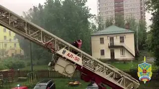В Ступино полицейские второй раз спасли людей из горящего дома