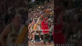 Michael Jordan on why he's the GOAT