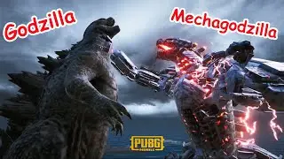 [PUBG Mobile] Godzilla and Kong fight against Mechagodzilla