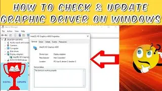 How to check and update your graphic driver on Windows