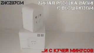 Умная Wi-Fi розетка Xiaomi Mijia ZNCZ07CM с BLE шлюзом
