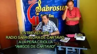 RADIO SABROSURA ENTREVISTA A LA PEÑA CRIOLLA AMIGOS DE CARTAVIO