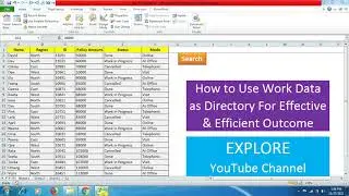 Search Based Employee Directory | Results | Use Directory Listing | Web Directory | Excel Filters
