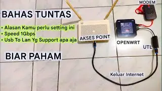 Cara setting UTL(USB TO LAN) sebagai LAN(keluar internet) di STB OPENWRT