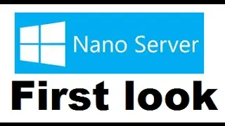 Windows Server 2016 - Nano server. First run after installation