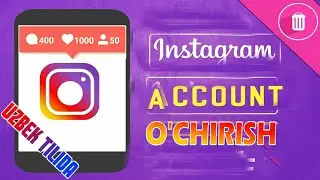 Instagram akkountni o'chirish | ONVETI