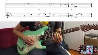 QOTSA - ...Like Clockwork - Slide Guitar Solo tutorial (Queens of the stone age)