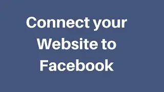 How to link your website to your Facebook Page