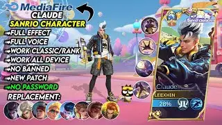 Script Skin Claude Sanrio - Bad Bro No Password | Full Effect Voice | New Patch