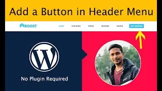 Add Button in WordPress Header Menu without Plugin ✅ Easy Process