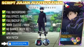 Script Skin Julian Jujutsu Kaisen No Password | Full Effect & Voice Update | New Patch